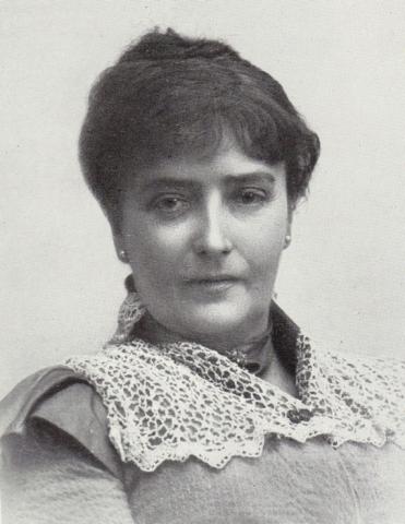 Portrett av Amalie Skram ca 1898