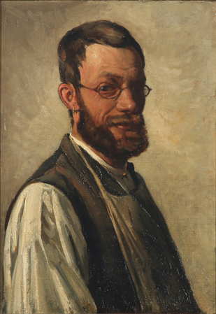 Valdemar Irminger, selvportrett, 1883