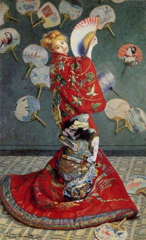 Claude Monet: Camille i japansk drakt (1876)
