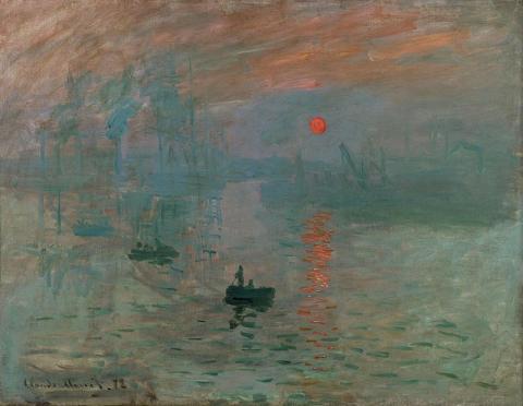 Claude Monet: Impression, soleil levant (1874)