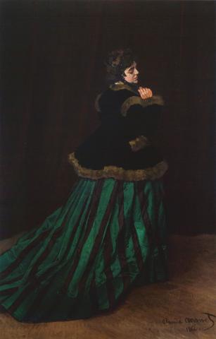 Camille (Kvinne i grønn kjole), 1866