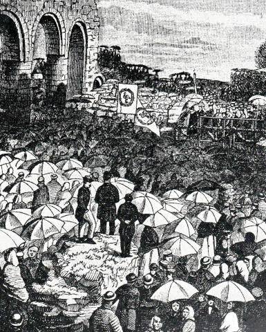  Domkirkeodden på Hamar 17. mai 1864