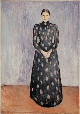 Edvard Munch: Kunstnerens søster Inger (1892)