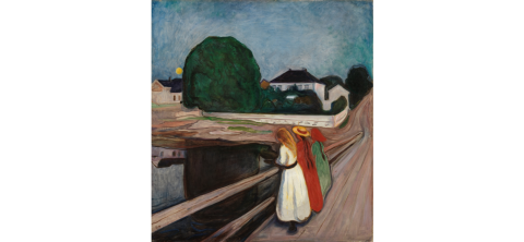 Edvard Munch: Pikene på broen (1901)
