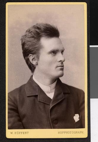 Bjørn Bjørnson fotografert av Wilhelm Höffert