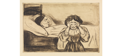 Edvard Munch: Den døde mor og barnet, 1901