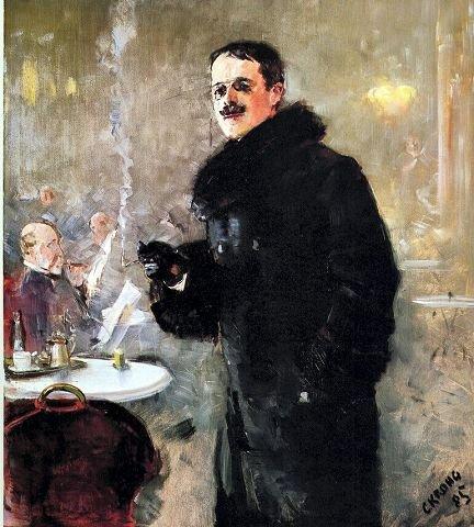 Christian Krohgs maleri av Gerhard Munthe (1885)