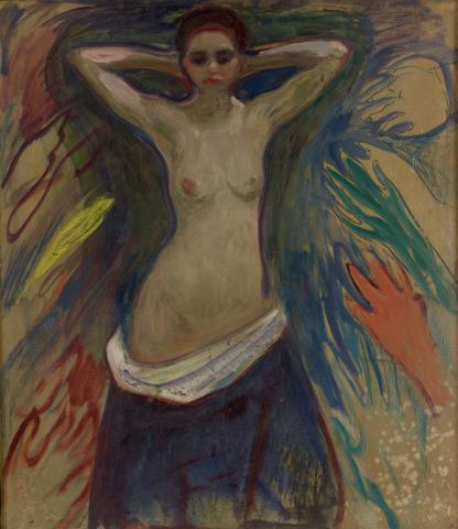 Edvard Munch maleri Hendene