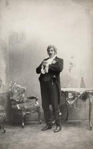 Ludvig Müller som Lindelin på Christiania Theater i 1898