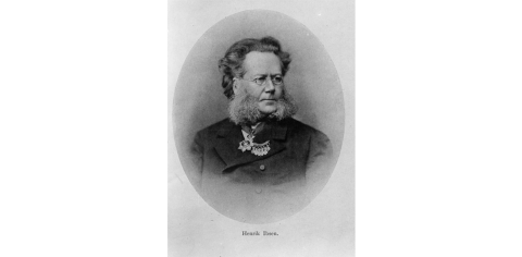 Fotografi av Henrik Ibsen, ca 1880