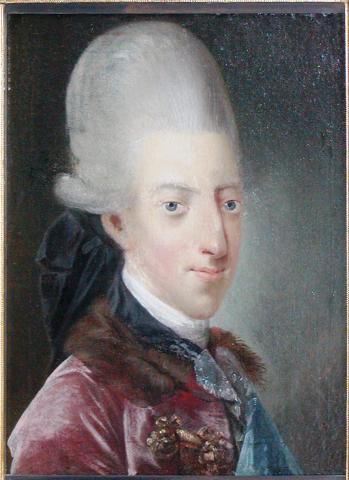 Portrett av Christian 7, malt av Jens Juel ca 1775