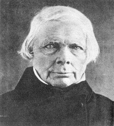 Portrett av Friedrich Wilhelm Joseph Schelling, daguerrotypi fra 1848