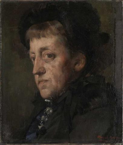Harriet Backer: Portrett av Kitty Kielland, 1880