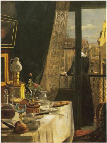 Kitty Kielland: Paris-interiør, 1881
