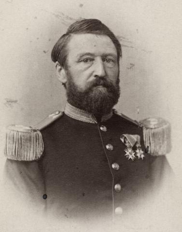 Oscar Wergeland fotografert ca 1864