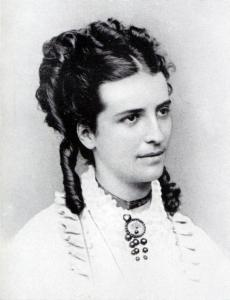 Portrett av Amalie Müller ca 1875
