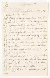 Amalie Müllers brev til Georg Brandes 23.2.1882