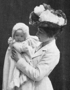 Harriet Bosse med Anne-Marie, september 1902