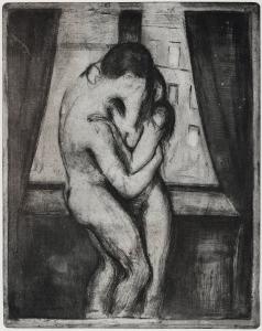 Edvard Munch Kyss, 1895
