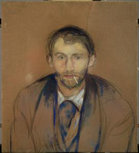 Edvard Munch: Portrett av Stanislaw Przybyzsewski, 1895