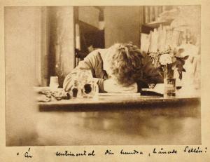 August Strindberg stanger pannen i skrivebordet, Gersau 1886