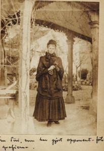 Siri Strindberg fotografert av August 1886