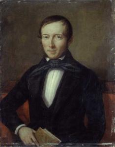 Peter Jonas Collett malt av Johan Gørbitz ca 1849