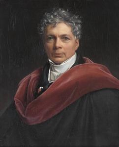 Portrettmaleri av Friedrich Schelling malt av Karl Stieler i 1835