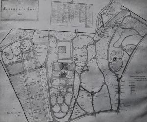 Kart over Rosendal have fra 1888